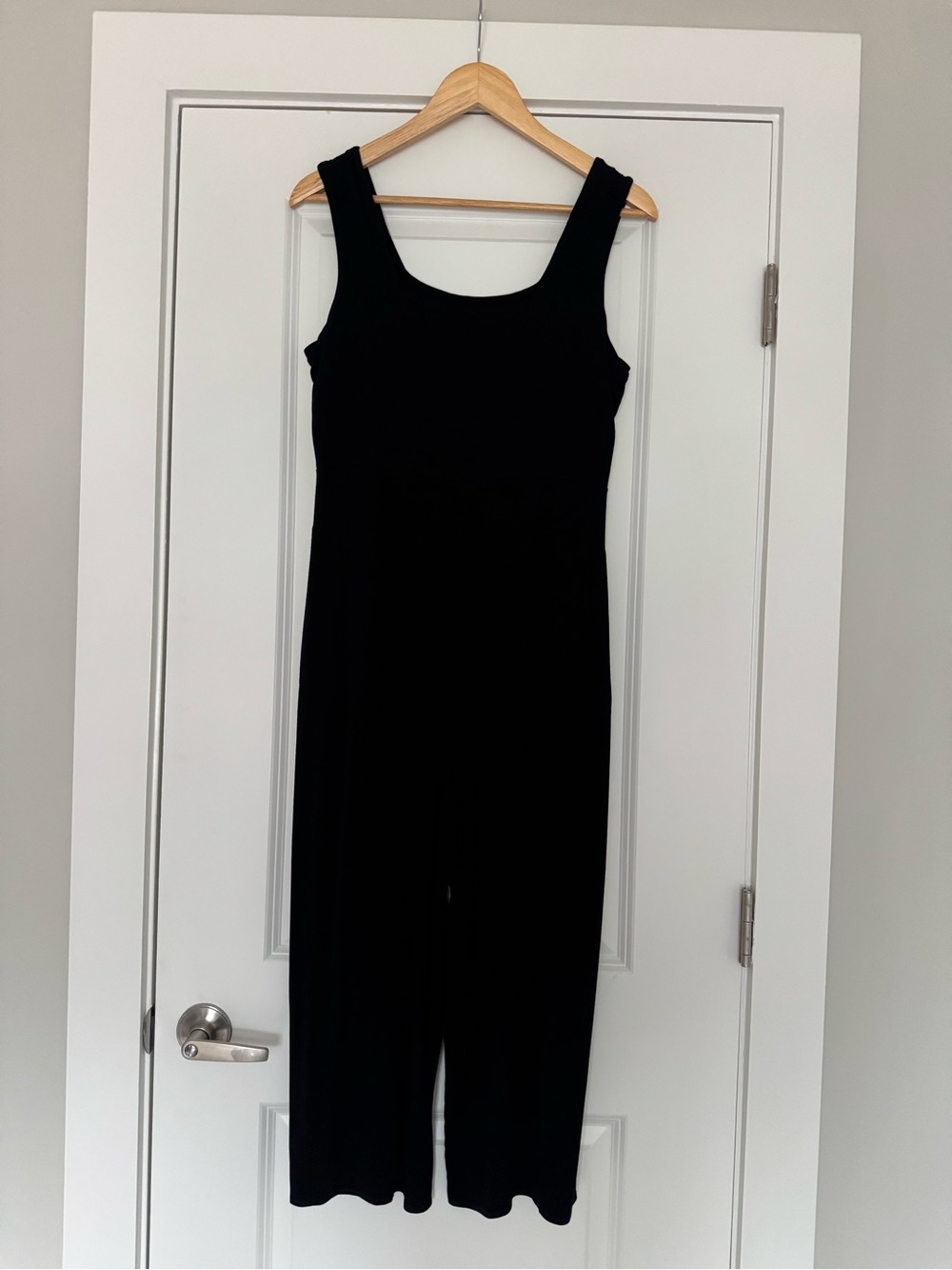 Sleek Black Sleeveless Jumpsuit